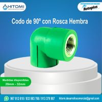 Codo de 90º con rosca hembra