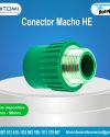Conector macho HE