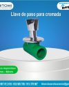 Llave de paso para cromada